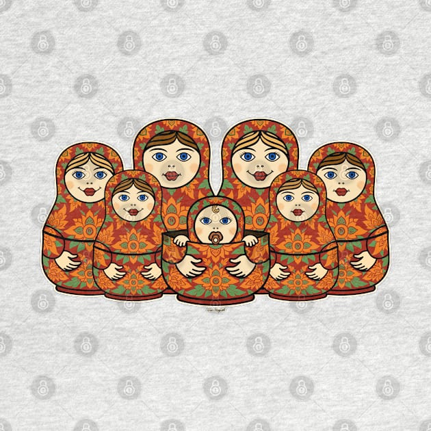 MATRYOSHKA DOLLS family by San Miguel by boozecruisecrew